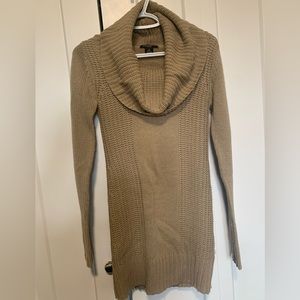 Light brown sweater dress small